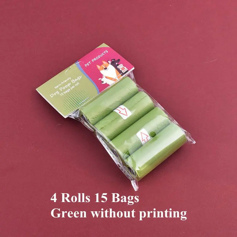 Sac poubelle parfumé biodégradable pour animaux de compagnie, disponible en plusieurs quantités.