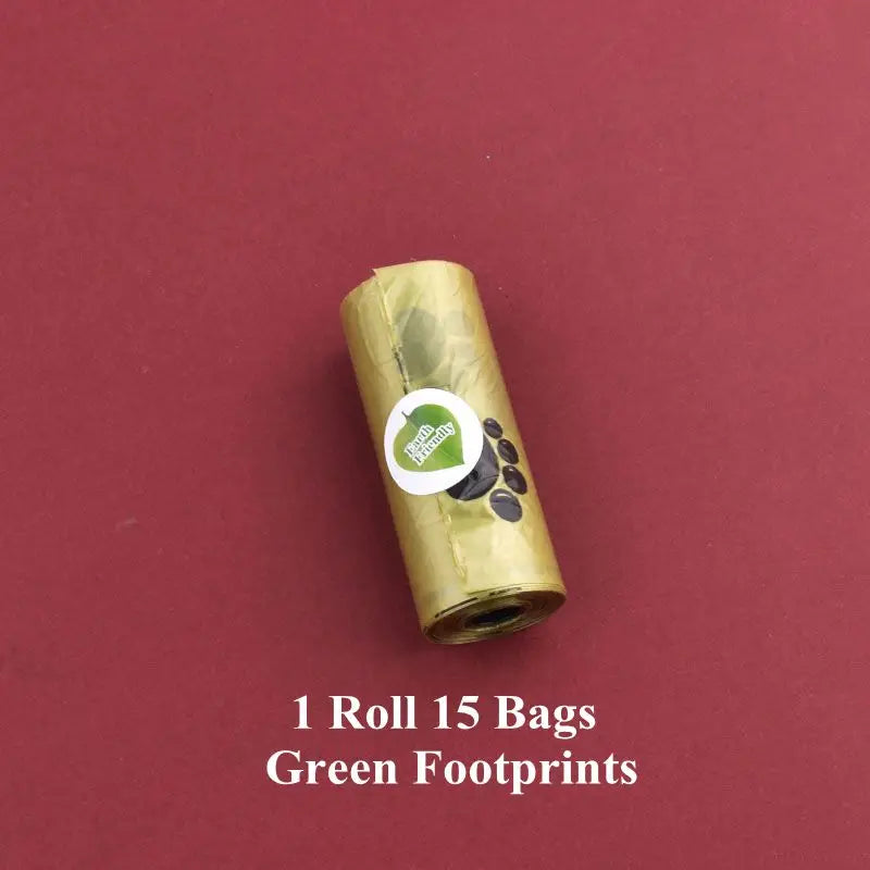 Sac poubelle parfumé biodégradable pour animaux de compagnie, disponible en plusieurs quantités.