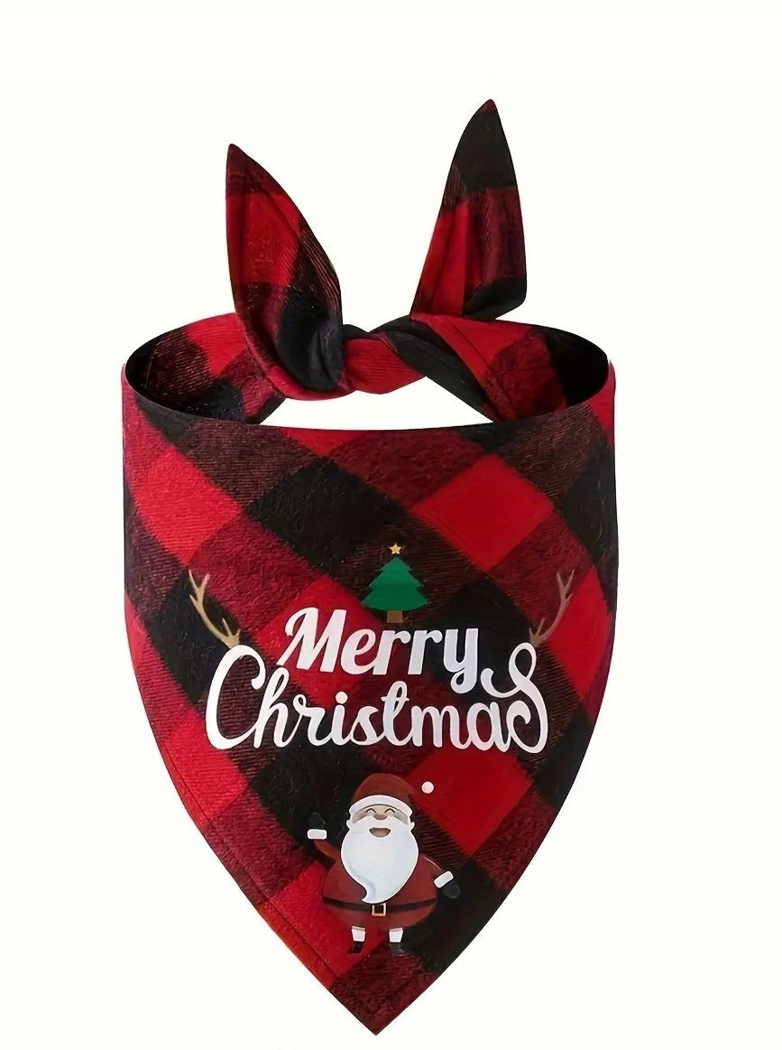 Christmas Bandana bandana pour chien rouge