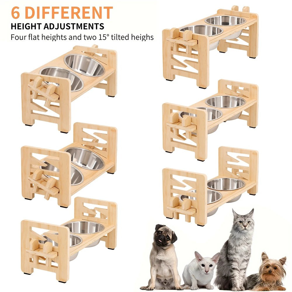 DigestConfort differente position de la gamelle chien sureleve