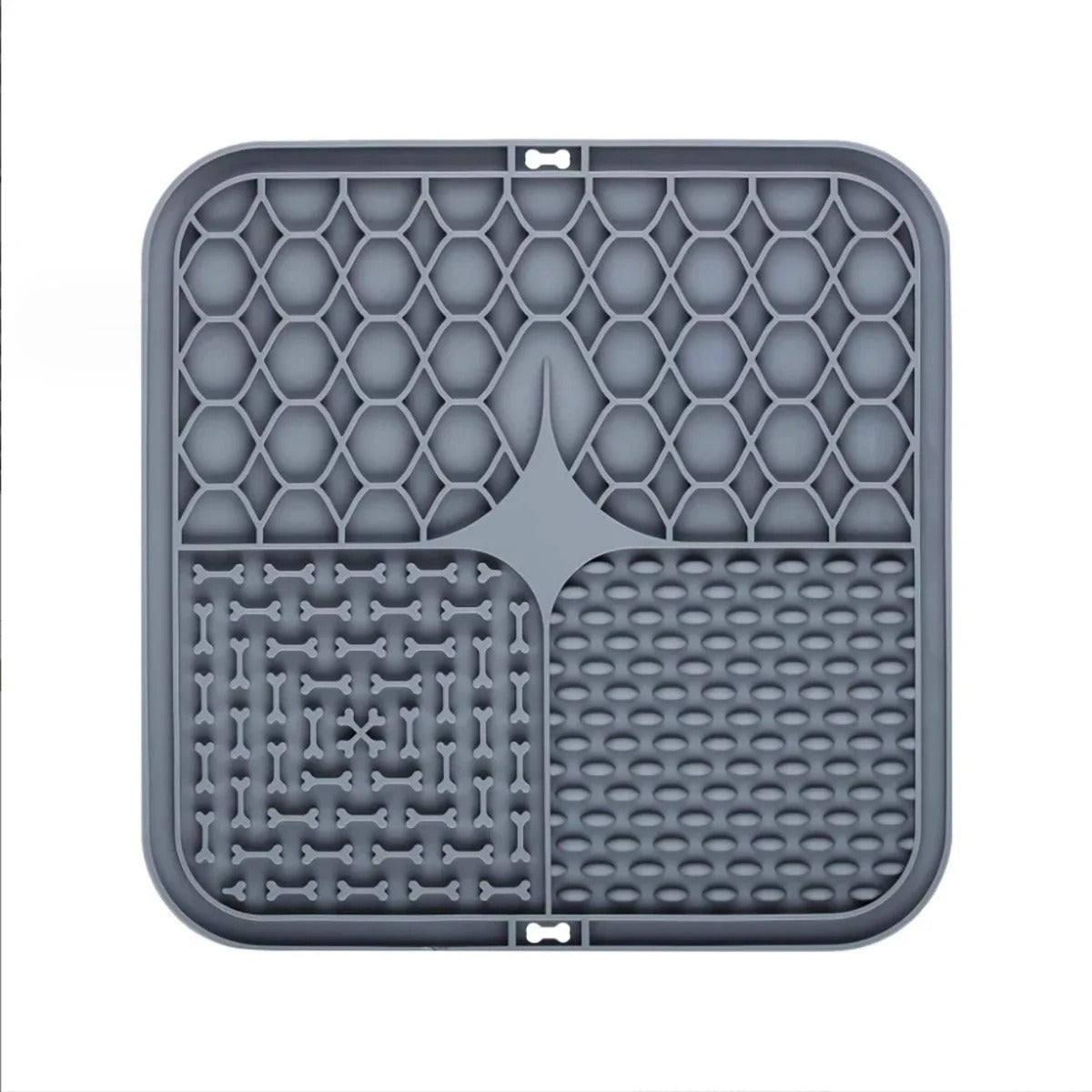 DogMat un tapis de lechage gris