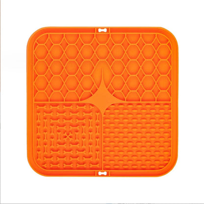 DogMat un tapis de lechage orange