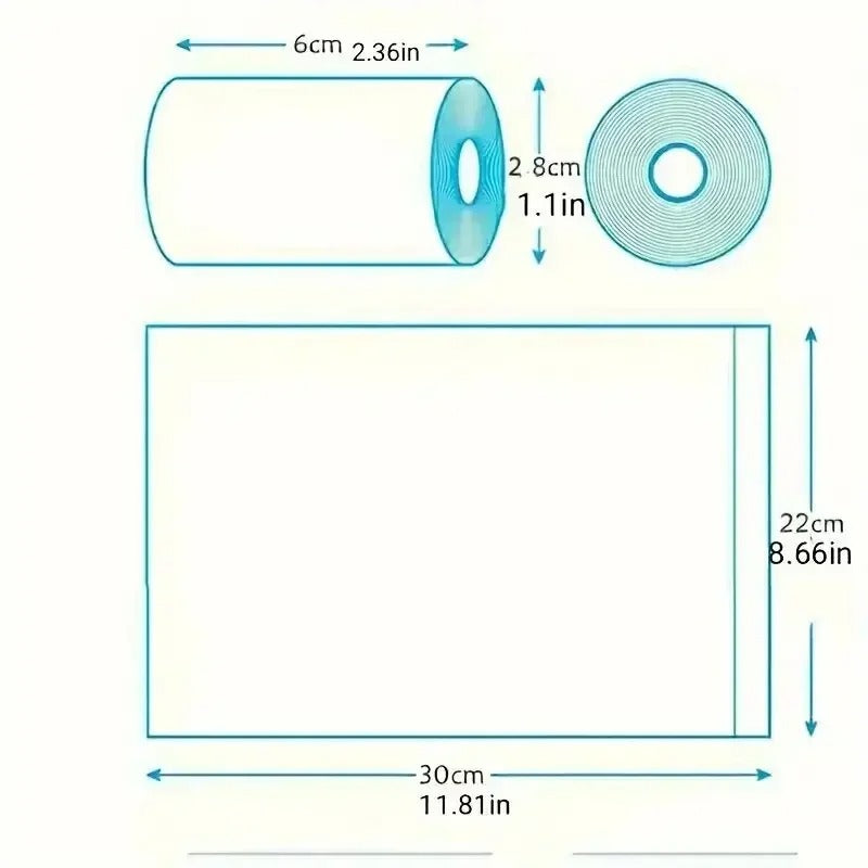 Ecopooh dimension d'un sac a crotte hauteur et largeur