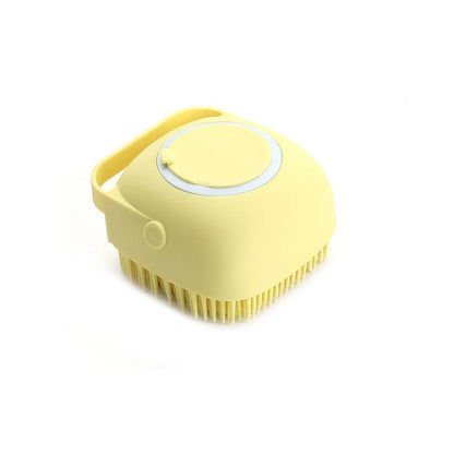 PoilNet la brosse pour chien jaune