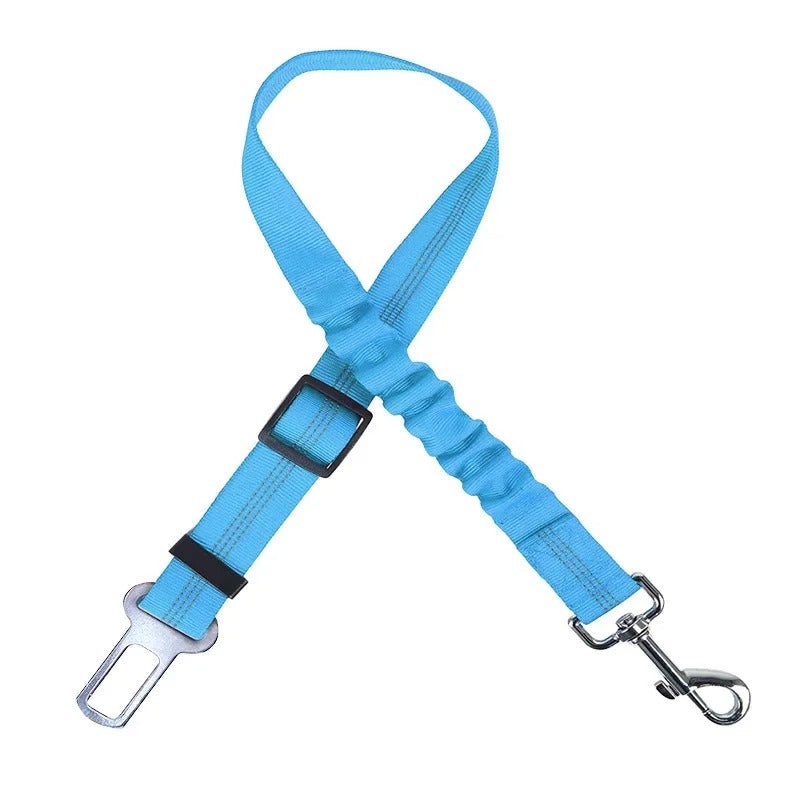 SafeDrive ceinture chien voiture bleu pale