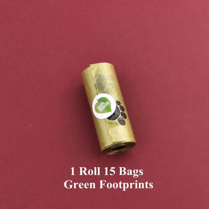 Sac poubelle parfumé biodégradable pour animaux de compagnie, disponible en plusieurs quantités.