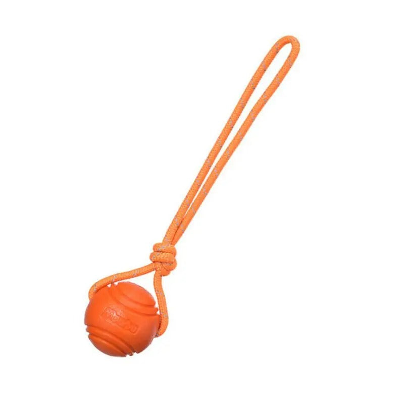 Superball-la-balle-pour-chien-orange