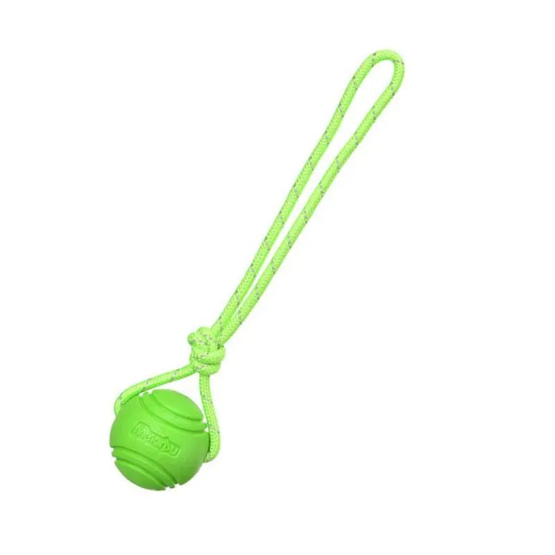 Superball la balle pour chien verte