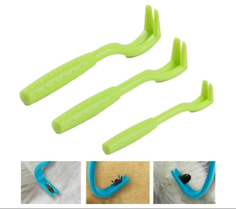 TicSafe trois enlever tique bleu ciel et trois verte et la méthode