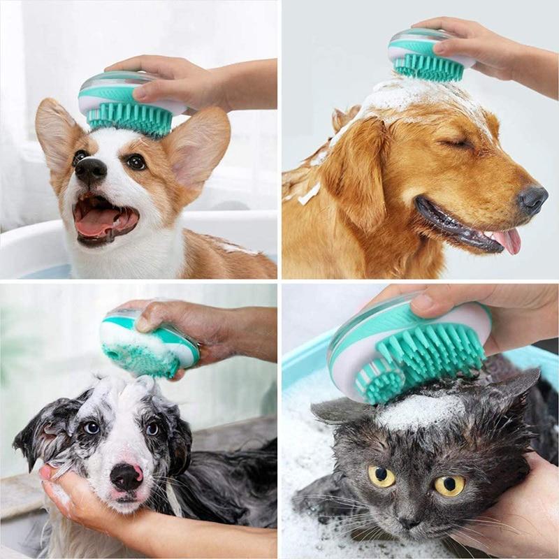 BrossyDog™ - Brosse de bain pour animaux 2 en 1 | chien - Action Canin